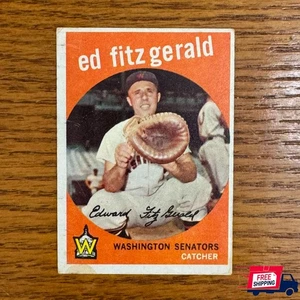 1959 Topps 33 Ed Fitzgerald Washington Senators VG-EX - Bild 1 von 2