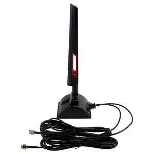 2,4 GHz 5 GHz WiFi-Antenne mit Magnetfuß für Router, Drahtlose Netzwerkkart6420 - Bild 1 von 7