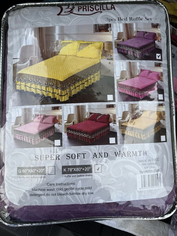 Pricilla 3-piece Bed Set Queen Size - Image 1 of 1