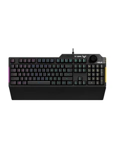 ASUS TUF Gaming K1 RGB Keyboard with Dedicated Volume Knob Spill-Resistance USB - Picture 1 of 4