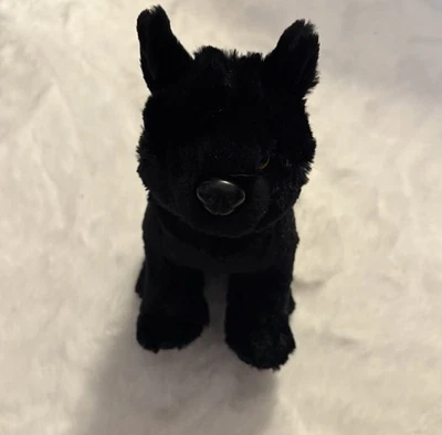 Black Wolf Black Hard Nose HM700 Ganz Webkinz Plush 10"Rare NO CODE - Image 1 of 4