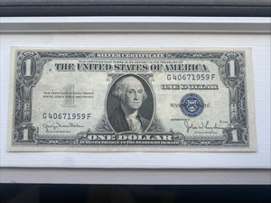 1935 a/UNC $1 One Dollar USA US Bank Note G Block - Picture 1 of 4