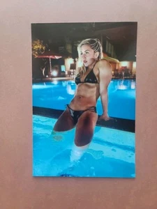 Foto de lucha libre profesional para mujeres Thekla 4x6" retrato estrellato Joshi grabado tóxico - Imagen 1 de 2