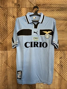 Lazio Italy Jersey 1998 2000 Size LARGE Home Reissue Shirt Football Soccer Puma - Picture 1 of 12