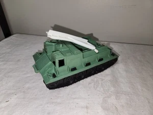 Vintage MPC Military Rocket Launcher with Black Tracks Armored Vehicle - Picture 1 of 10