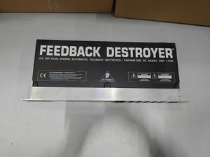 Behringer DSP1100 Feedback Destroyer - Used, Working, No Accessories - Picture 1 of 15