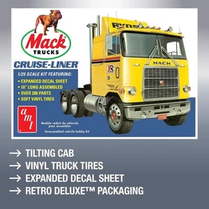 AMT Models #1062 Mack Sattelzugmaschine 1:25 Neu in OVP kostenloser Versand - Bild 1 von 3