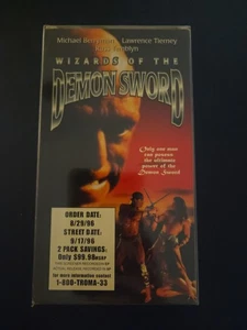 Cannibal: The Musical And Wizards The Demon Sword VHS Promo  Screener Untested - Picture 1 of 13