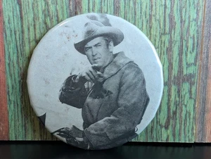 PINBACK BOTÓN AUTOGRAFIADO VINTAGE JIMMY "JAMES" STEWART 2,25" PULGADAS (sm) - Imagen 1 de 2