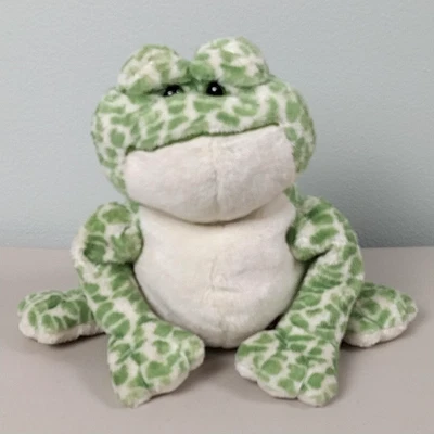 Ganz Webkinz Spotted Green Frog 8" Plush Stuffed Animal Toy Plushie - No Code - Image 1 of 4