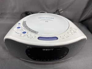 Sony Dream Machine ICF-CD837 Alarm Clock FM/AM CD Clock Radio TESTED - Picture 1 of 8