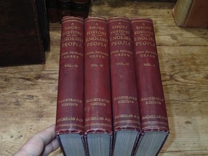 (Z) 1892 A Short History of the English People by JR Green 4 volumes illustrated - Bild 1 von 12