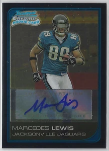 Marcedes Lewis RC 2006 Bowman Chrome Rookie Auto #252 Auto - Picture 1 of 2