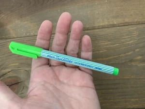 Vintage Pilot Spotliter Fluorescent Highlighter Green Made In Japan NOS - Picture 1 of 17