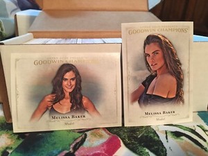 2 Different Melissa Baker Upper Deck Cards