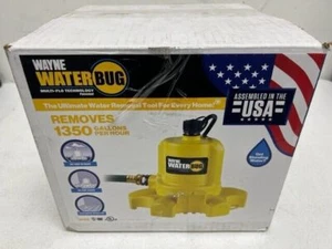 Wayne WWB WaterBUG Submersible Pump 1/6 hp .16 hp 1350 gph - Picture 1 of 5