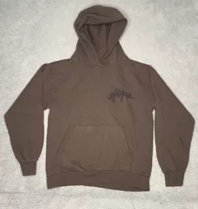 Sudadera con Capucha Travis Scott Utopia A2 Adulto Grande Sudadera Marrón Pullover Concierto Rap - Imagen 1 de 11