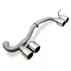 QUAD TIP EXHAUST M3 STYLE TAILPIPE CONVERSION KIT FOR BMW 3 SERIES F30 N20 12-19 - Picture 1 of 8