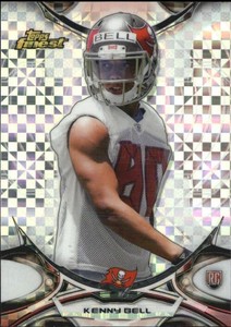 2015 Finest Xfractors Tampa Bay Buccaneers Football Card #33 Kenny Bell