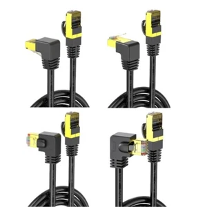 10Gbps Speed Networking Cord RJ45 LAN Patching Wire Cat8 Flat Ethernet Cable - Afbeelding 1 van 31