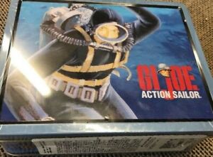 G. I. Joe Action Sailor Tin Lunch Box, Hasbro 1997 New Sealed Candy Never Opened