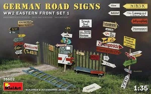 MiniArt German Road Signs WW2 Eastern Front Set 1, 1:35 Bausatz Model Kit 35602  - Bild 1 von 6