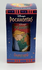 Disney Pocahontas and John Smith Colors of The Wind Cup Vintage 1994 Burger King - Picture 1 of 8