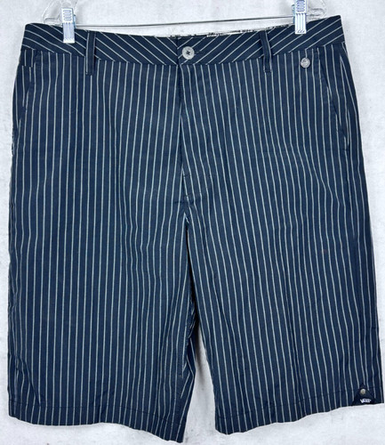 Vans pantaloncino uomo skateboard surf skate nero bianco gessato taglia 36 38x11