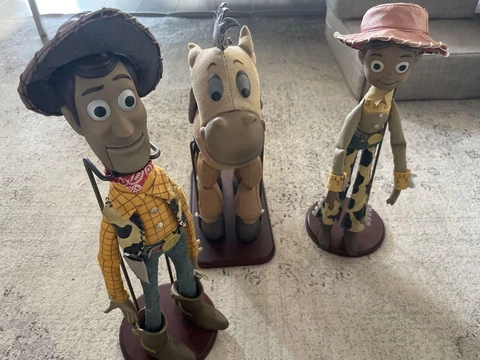 Toy Story Woody's Roundup 3 Figure Set Limited Woody Jessie Bullseye Cover