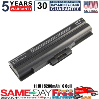 VGP-BPS13 Laptop Battery for Sony VGP-BPS13/Q VGP-BPS13/S VGP-BPS13B/B /Charger - Image 1 of 4