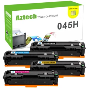 4 PACK Toner Compatible for Canon 045H imageClass MF634CDW MF632CDW LBP612CDW - Picture 1 of 12