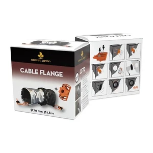 Brida de cable Secret Jardín 70 mm diámetro Double Socks Homebox accesorios montaje - Imagen 1 de 5