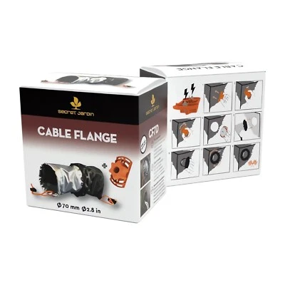 Secret Jardin Kabel Flansch 70 mm Durchmesser Double Socks Homebox Zubehör Anbau - Bild 1 von 4