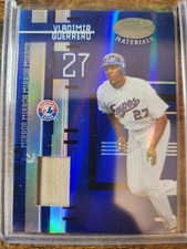 2005 Leaf Certified Materials Vladimir Guerrero Mirror Blue Bat /100 #190 Expos