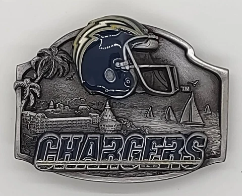 Vintage San Diego Chargers Belt Buckle Cover