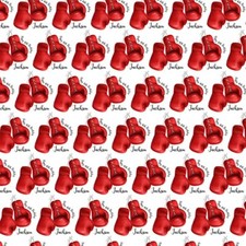 PERSONALISED BOXING GLOVES BIRTHDAY NAME AGE WRAPPING PRESENT WRAP PAPER LARGE