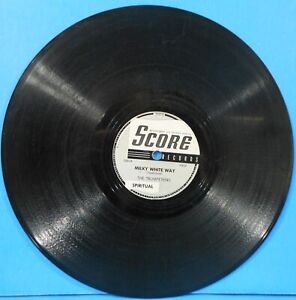 THE TRUMPETEERS MILKY WHITE WAY ~ HANDWRITING ON THE WALL 10" 1948 GOSPEL  G+!!
