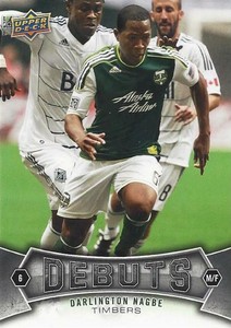 2012 Upper Deck Major League Soccer Base Common Cards 'Debuts' #166 - #180