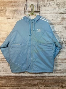 Chaqueta acolchada Adidas azul bebé años 90 leer descripción. Grande. Nuevo con etiquetas - Imagen 1 de 14