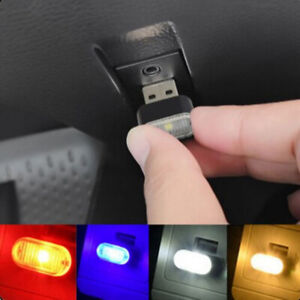 Mini USB Car Interior LED Light Neon Atmosphere Ambient Lamp Bulb Accessories