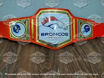 Cinturón Campeonato Denver Broncos Adulto Talla 2mm Latón Foto 1 de 4
