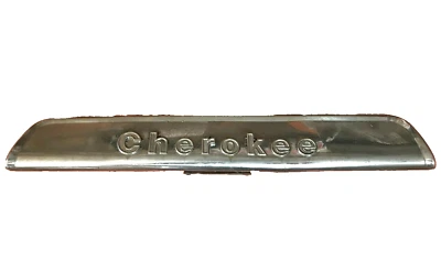 Jeep Cherokee Rear Hatch Emblem fits Full Size Cherokee 74-83 Logo  - Image 1 of 4