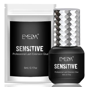 Pegamento de extensión de pestañas sensibles 0,17 fl. oz/5 ml/1 segundo tiempo de secado/retención - 5-7 - Imagen 1 de 12