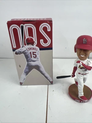 Cardenales de San Luis Jim Edmonds con bate 2014 SGA Stadium Giveaway Bobblehead Box Foto 1 de 4