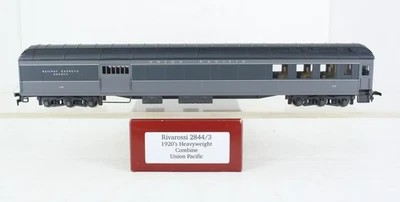 Ruedas metálicas para coche combinado de peso pesado Rivarossi Union Pacific escala HO Foto 1 de 4