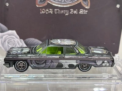 2025 NVRLAND, LOS SANTOS LOWRIDER, 1964 CHEVY BEL AIR, MIDNIGHT FLAT BLACK - Image 1 of 4