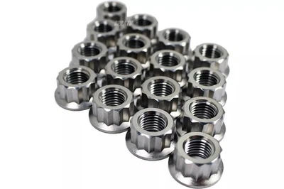 Yamaha YFZ 450 YFZ450R Titanium Lug Nuts For All Wheels Front Rear Nut Set of 16 - Image 1 of 4