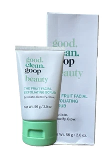 good. clean. goop beauty THE FRUIT FACIAL EXFOLIATING SCRUB 2oz  New in Box - Picture 1 of 7