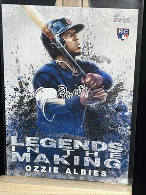 Ozzie Albies (RC) 2018 Topps - Legends in the Making Series 2 #LITM-4 - Image 1 of 2