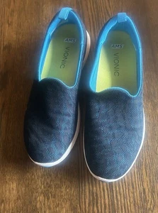 Vionic Women's Blue Hydra 331 Sporty Slip On Knit Sneakers~ Size 11 Medium Width - Picture 1 of 4